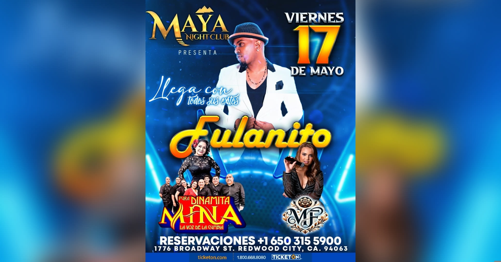 Event - Fulanito  - Redwood City, CA - Fri, May 17, 2024} | concert tickets