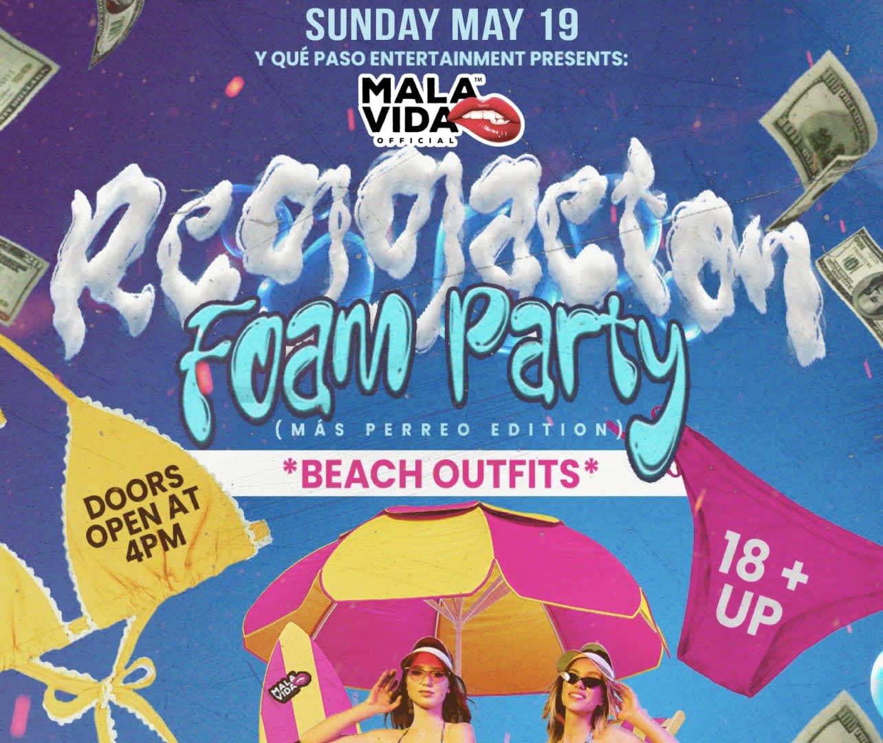 Event - REGGAETON Foam Party - Austin, TX - dom, 19 de mayo de 2024} | concert tickets