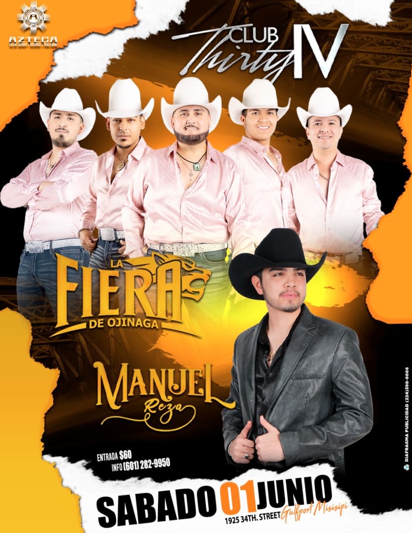 Event - La Fiera y Manuel Reza - Gulfport, MS - Sat, June 1, 2024} | concert tickets