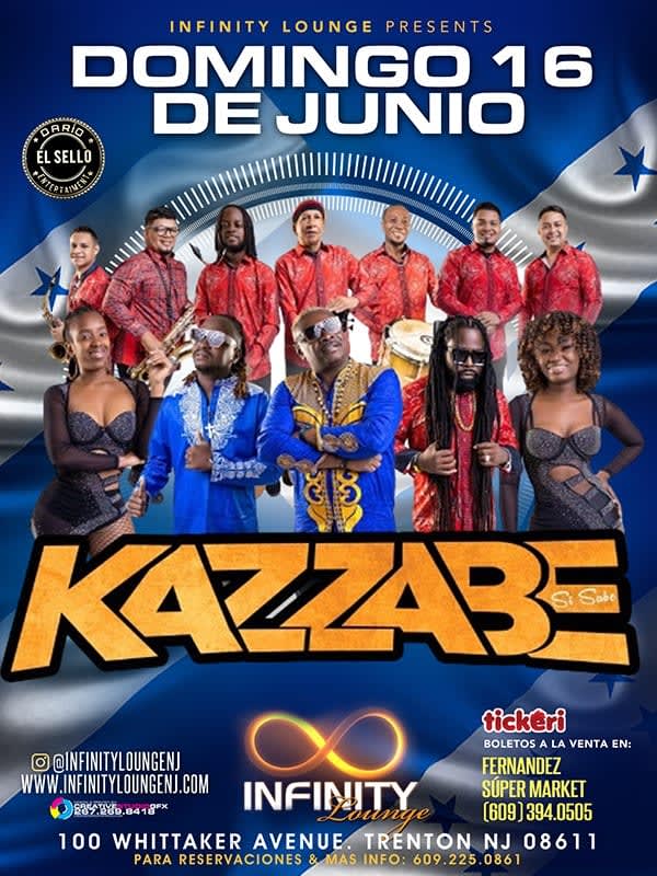 Event - KAZZABE SI SABE EN CONCIERTO ! - Trenton, NJ - Sun, June 16, 2024} | concert tickets