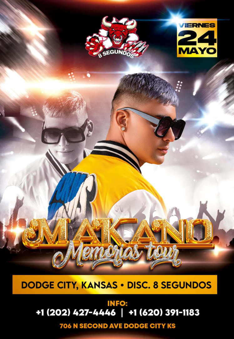 Event - Makano, El Rey del Romantic Style en Dodge City - Dodge City, KS - Fri, May 24, 2024} | concert tickets