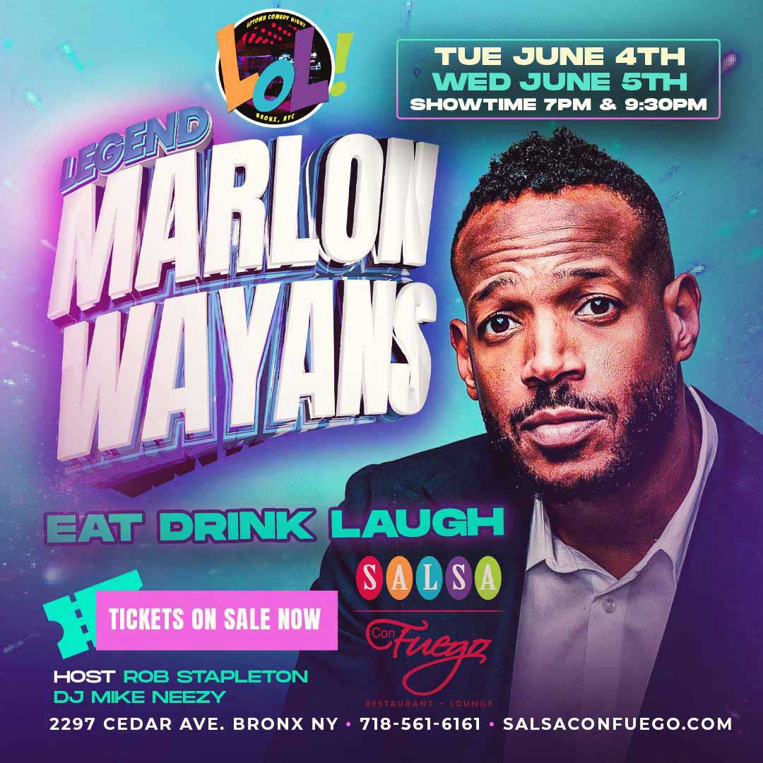 Event - Legend Marlon Wayans (Tuesday 9:30pm) - Bronx, NY - Tue, June 4, 2024} | concert tickets