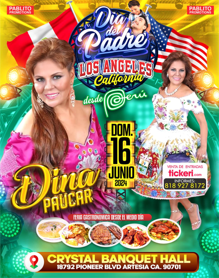 Event - Dina paucar en los Angeles California  - Artesia, California  - dom, 16 de junio de 2024} | concert tickets