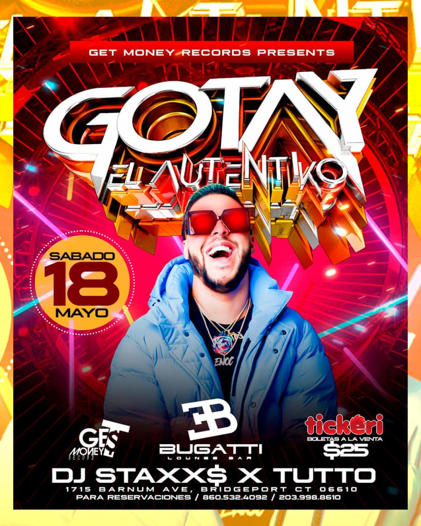 Event - Gotay El Autentiko  - Bridgeport, CT - sáb, 18 de mayo de 2024} | concert tickets