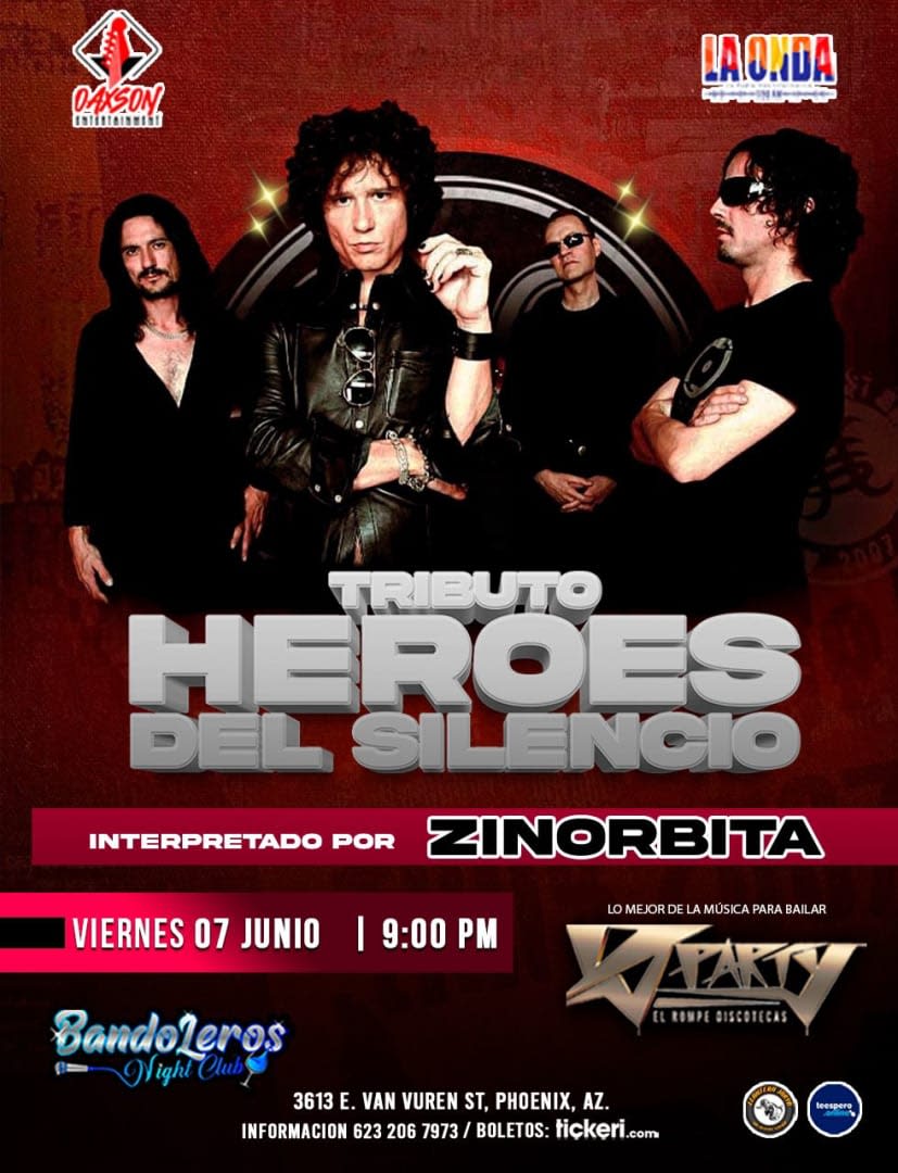 Event - Tributo a Héroes del Silencio  - Phoenix, AZ - Fri, June 7, 2024} | concert tickets