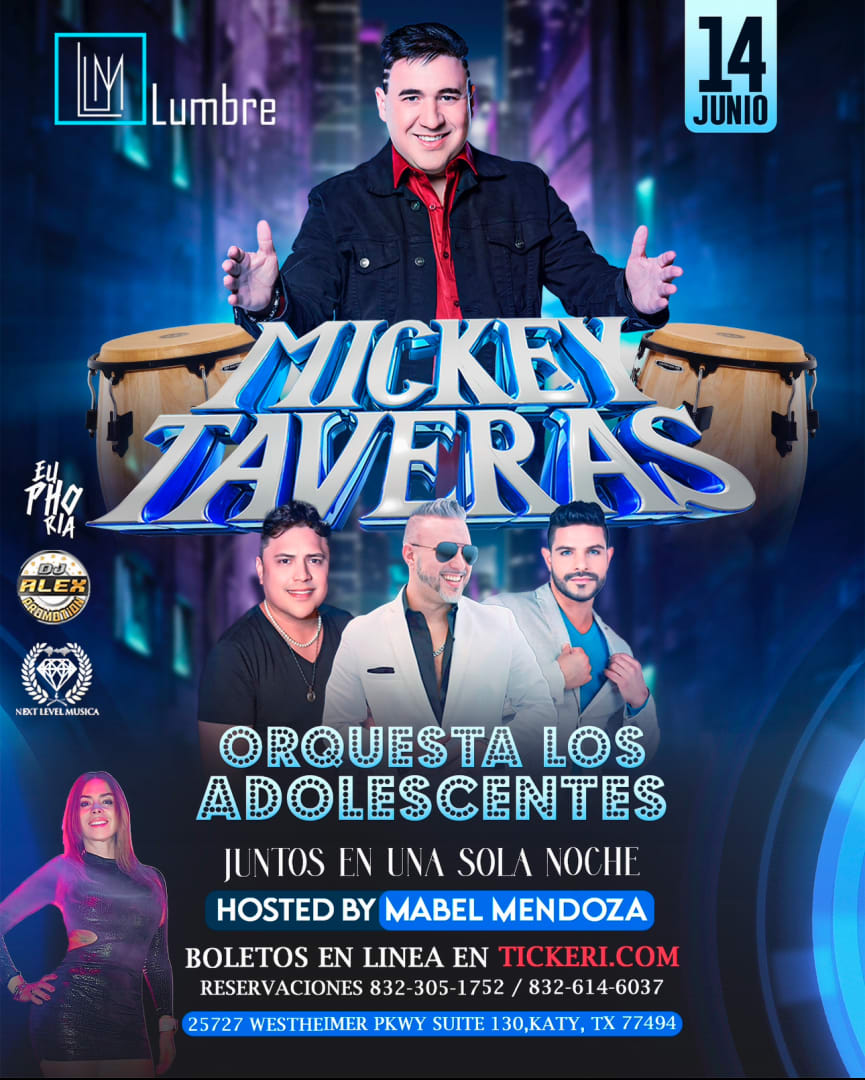 Event - CELEBRANDO EL DIA DEL PADRE EN VIVO CON MICKEY TAVERAS Y ORQUESTA LOS ADOLESCENTES - Katy, TX - vie, 14 de junio de 2024} | concert tickets