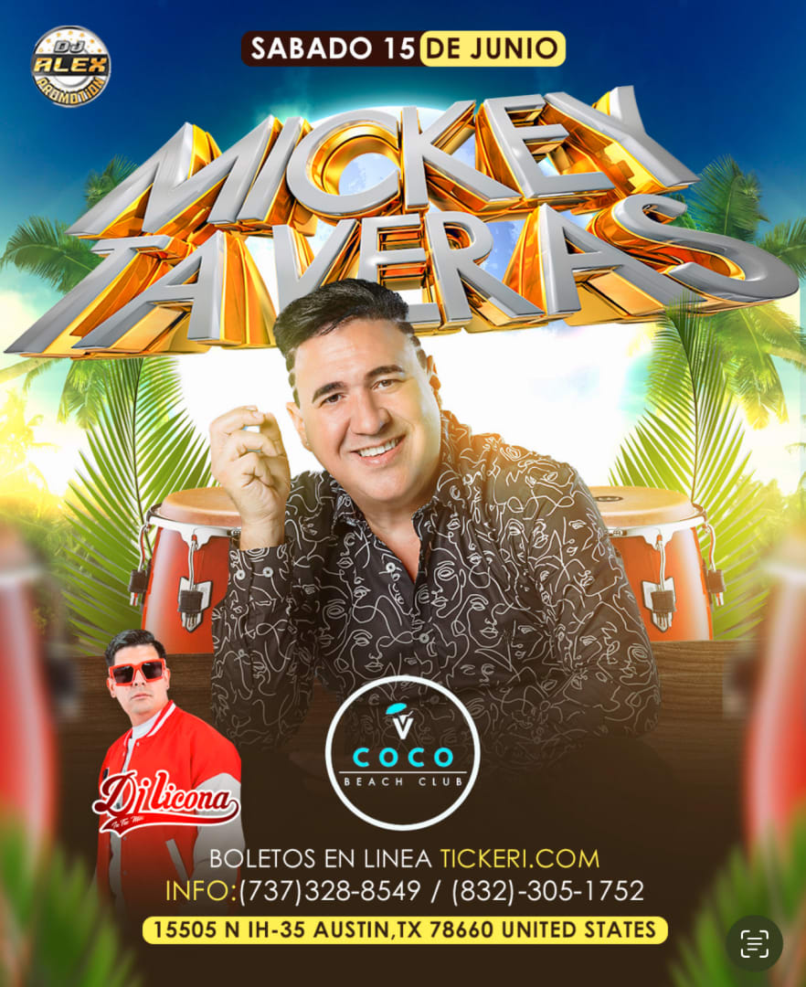 Event - MICKEY TAVERAS EN VIVO EN AUSTIN TX - Pflugerville, TX - sáb, 15 de junio de 2024} | concert tickets