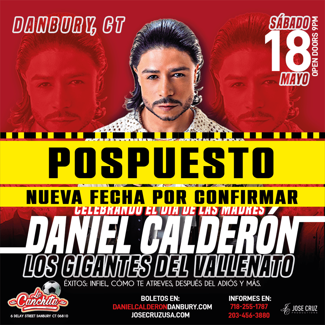 Event - DANIEL CALDERÓN Y LOS GIGANTES DEL VALLENATO EN VIVO - DANBURY, CT - MAYO 18 - Danbury, CT - sáb, 18 de mayo de 2024} | concert tickets