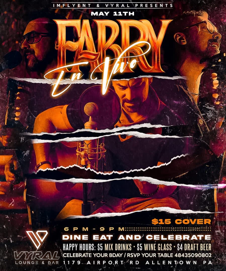 Event - FABRY LIVE BAND  SHOWTIME SATURDAY (FREE TICKETS) - Allentown, PA - sáb, 11 de mayo de 2024} | concert tickets