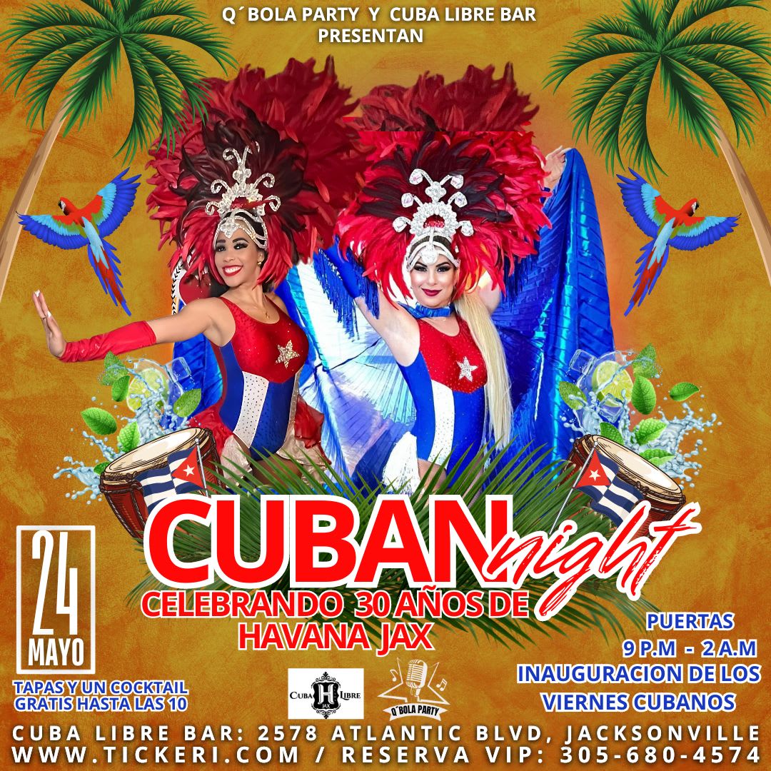 Event - FIESTA CUBANA - Jacksonville, FL - vie, 24 de mayo de 2024} | concert tickets