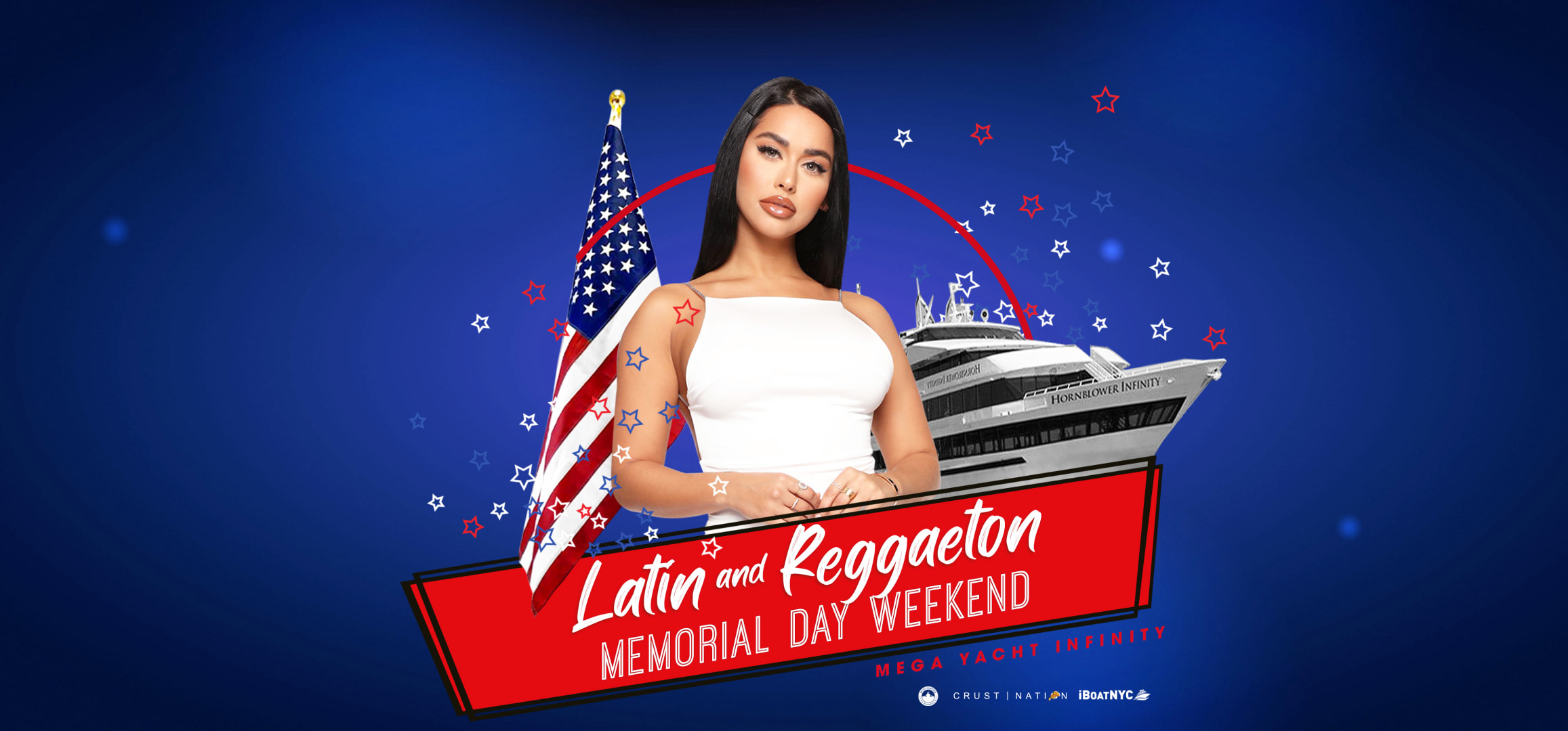 Event - #1 LATIN & REGGAETON Party Boat - Memorial Day Weekend Yacht Cruise - New York, NY - vie, 24 de mayo de 2024} | concert tickets