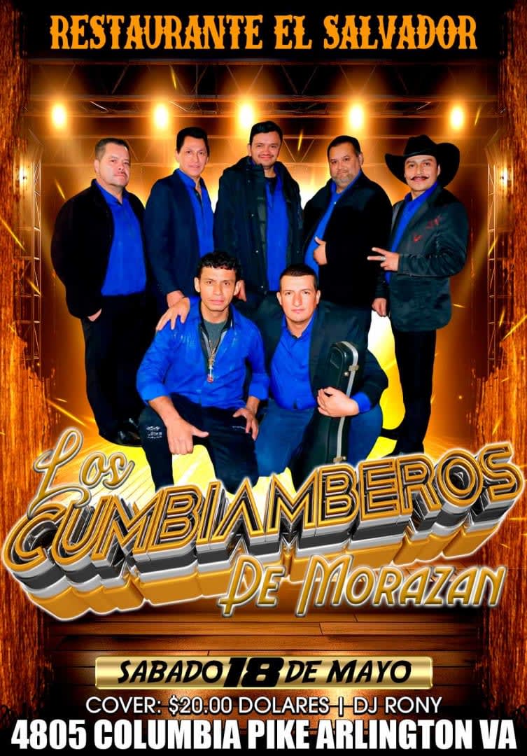 Event - Los cumbianberos de morazan  - Arlington, VA - Sat, May 18, 2024} | concert tickets