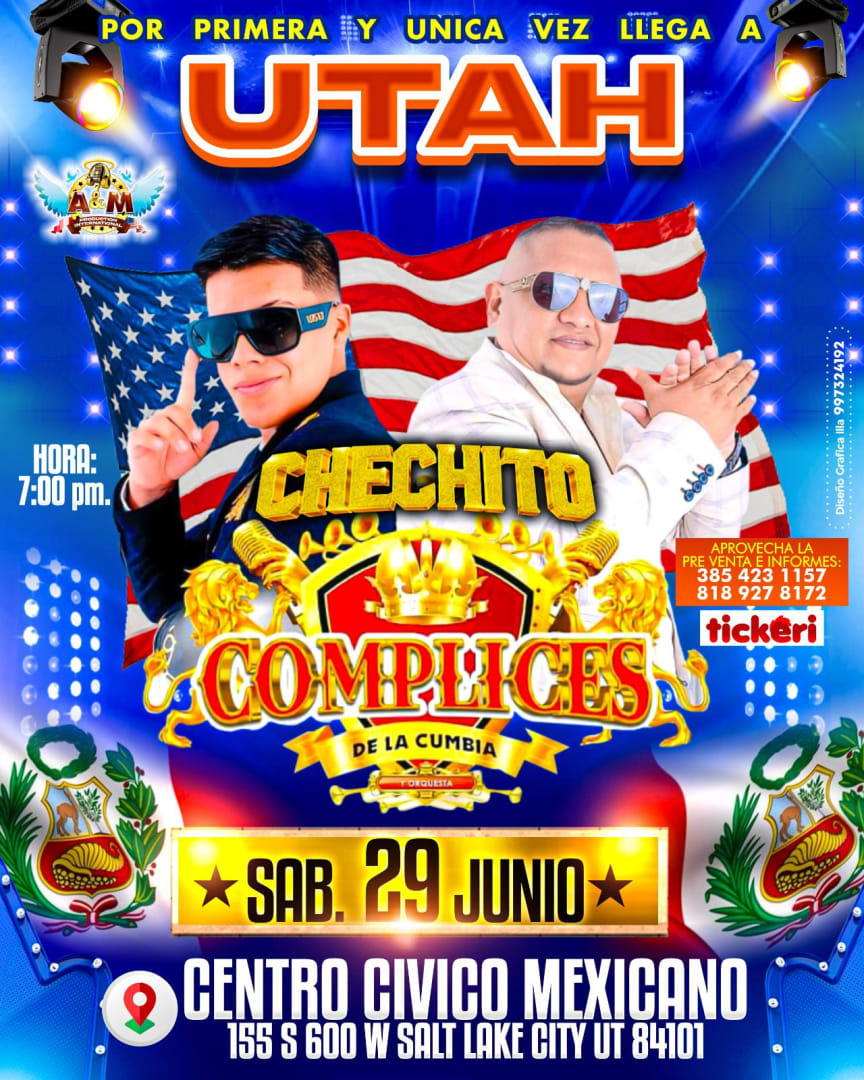 Event - Chechito y los complices de la cumbia  - Salt Lake City, UT - sáb, 29 de junio de 2024} | concert tickets