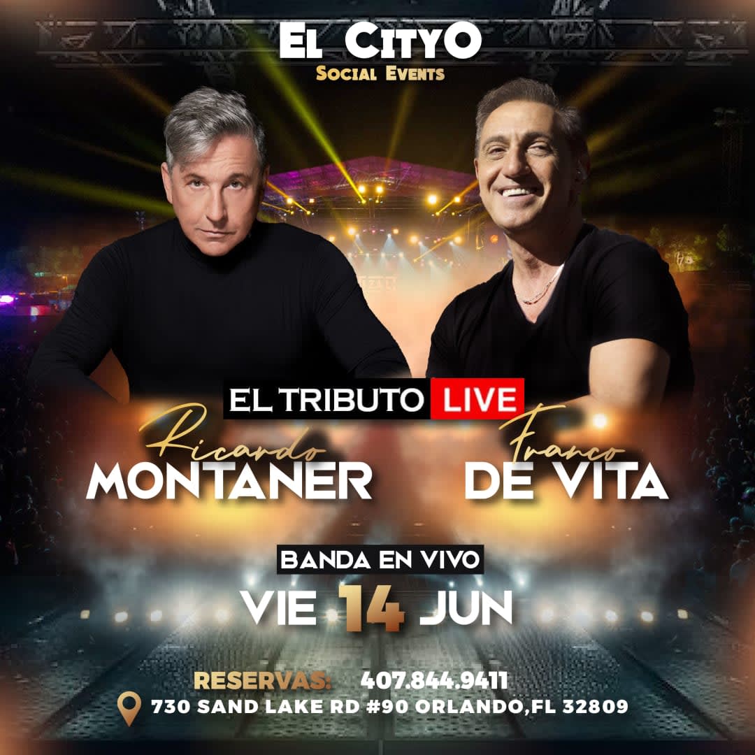 Event - TRIBUTO A RICARDO MONTANER Y FRANCO DE VITA - Orlando, FL - Fri, June 14, 2024} | concert tickets