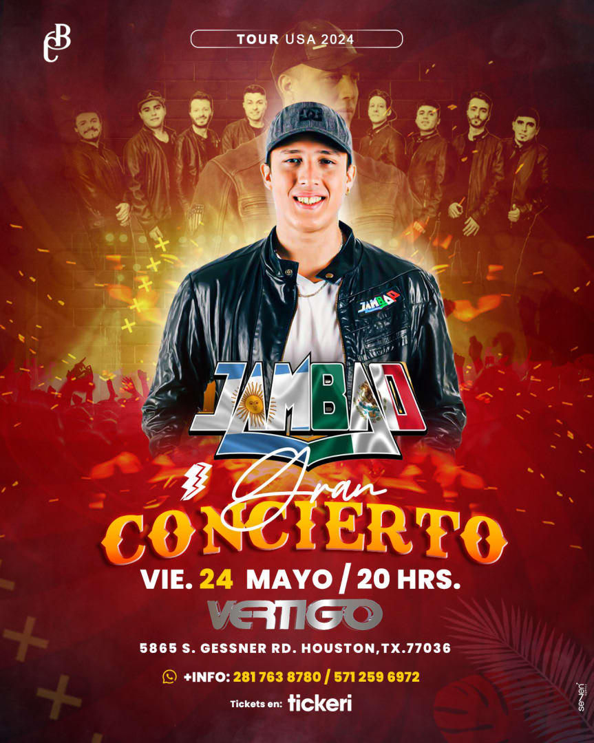 Event - JAMBA0 EN CONCIERTO ! - Houston, TX - vie, 24 de mayo de 2024} | concert tickets