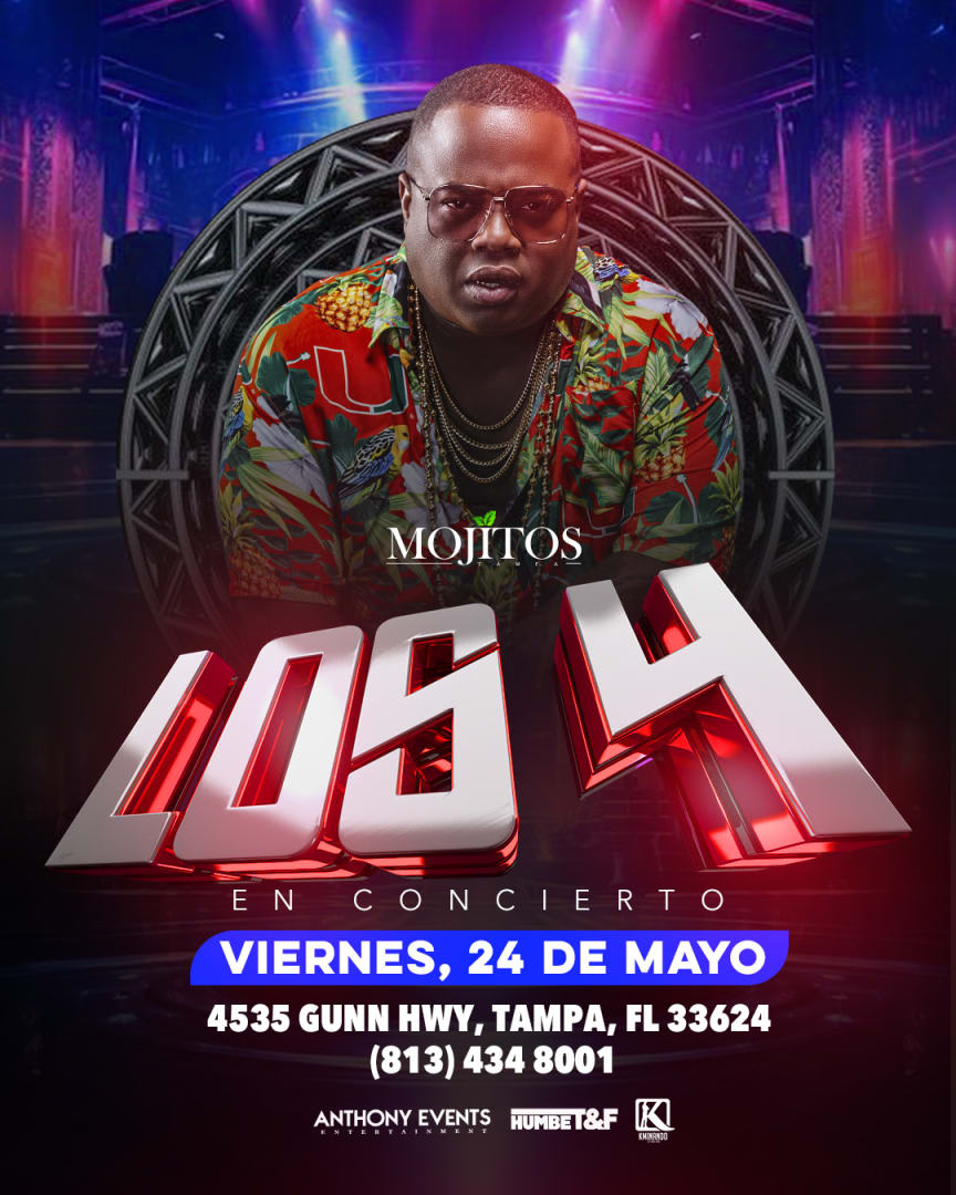 Event - Los 4 en concierto  - Tampa, FL - vie, 24 de mayo de 2024} | concert tickets