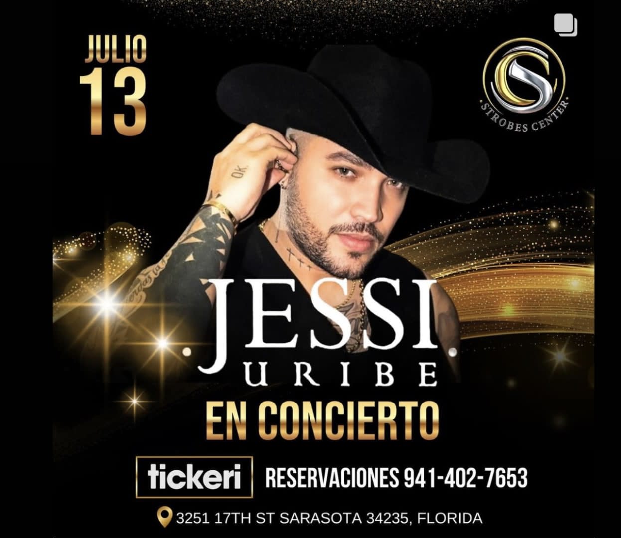 Event - JESSI URIBE EN CONCIERTO - Sarasota, FL - sáb, 13 de julio de 2024} | concert tickets