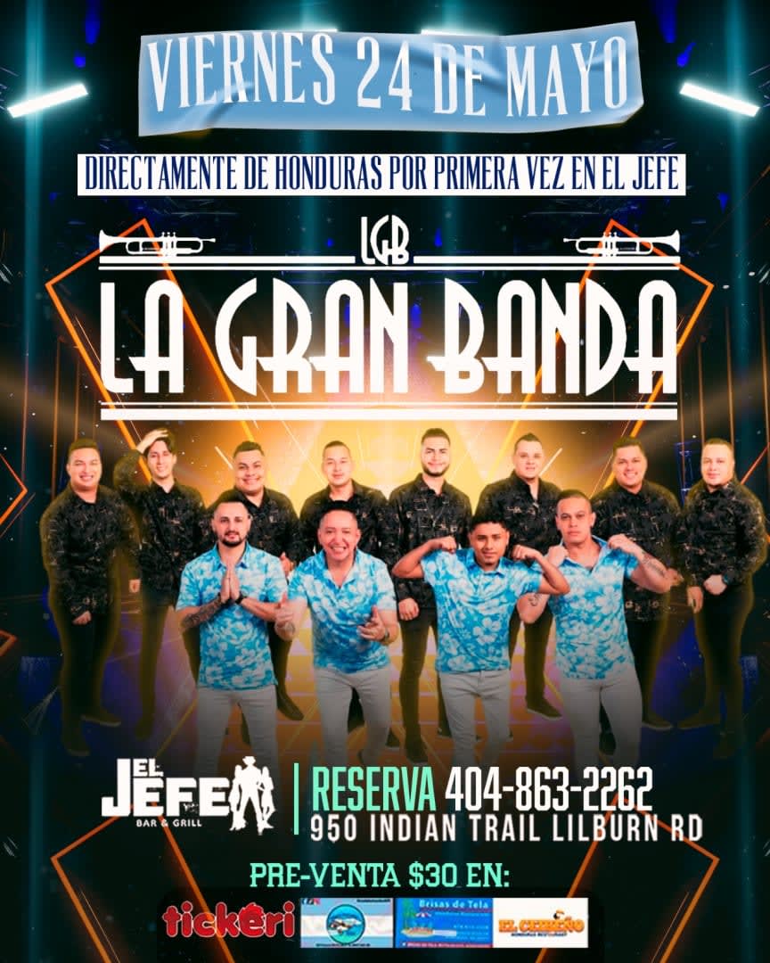 Event - LA GRAN BANDA - Lilburn, GA - vie, 24 de mayo de 2024} | concert tickets