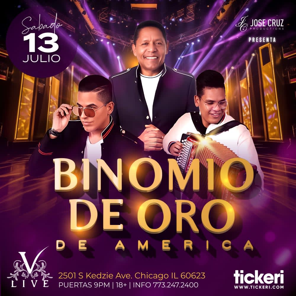 Event - BINOMIO DE ORO EN CONCIERTO CHICAGO - Chicago, ILLINOIS  - Sat, July 13, 2024} | concert tickets