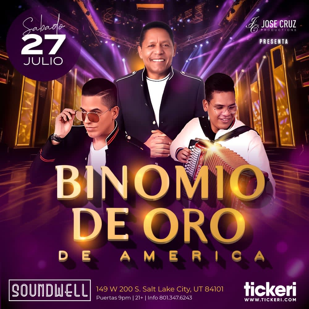 Event - BINOMIO DE ORO EN CONCIERTO SALT LAKE CITY - Salt Lake City, UT - sáb, 27 de julio de 2024} | concert tickets