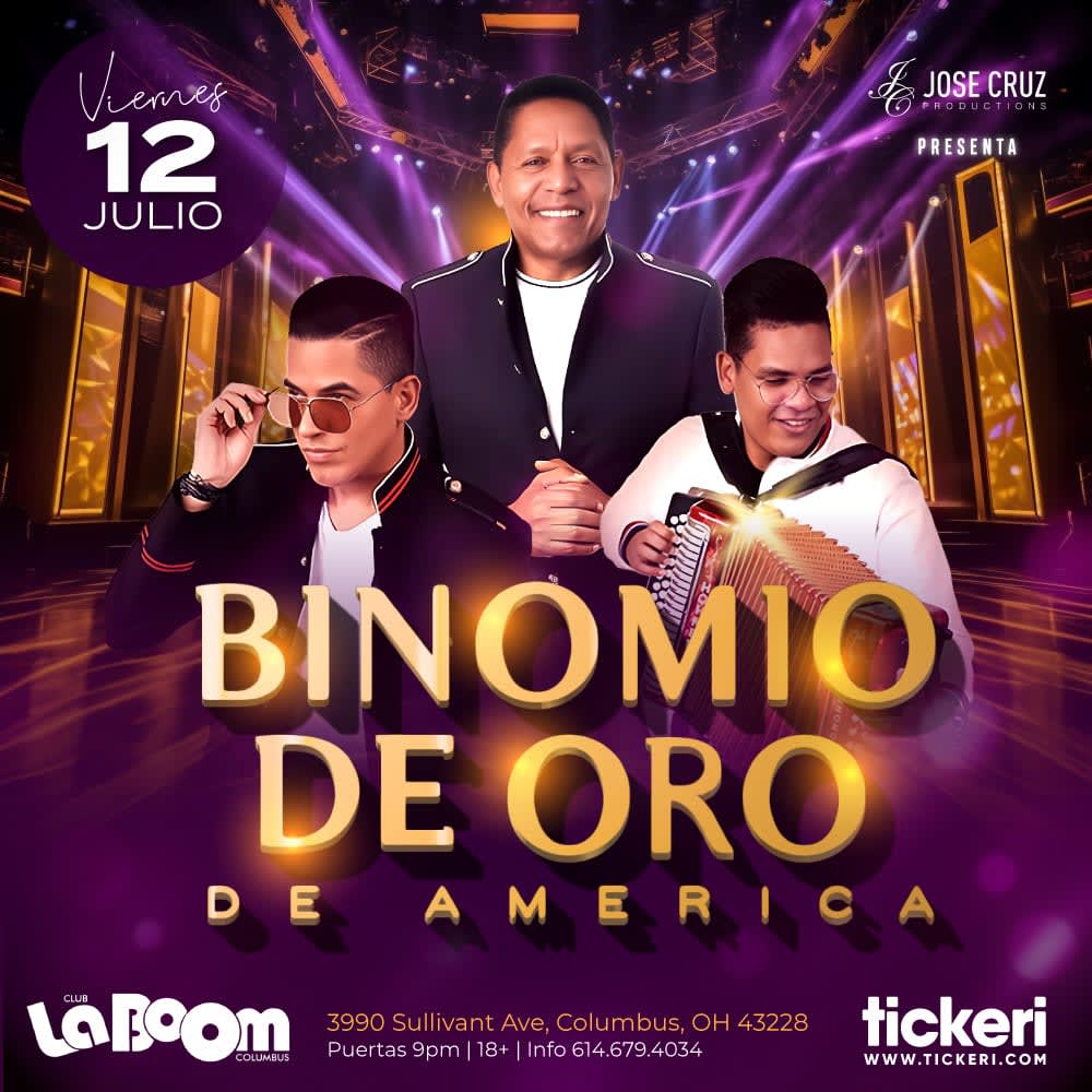 Event - BINOMIO DE ORO EN CONCIERTO COLUMBUS OH - Columbus, OH - Fri, July 12, 2024} | concert tickets