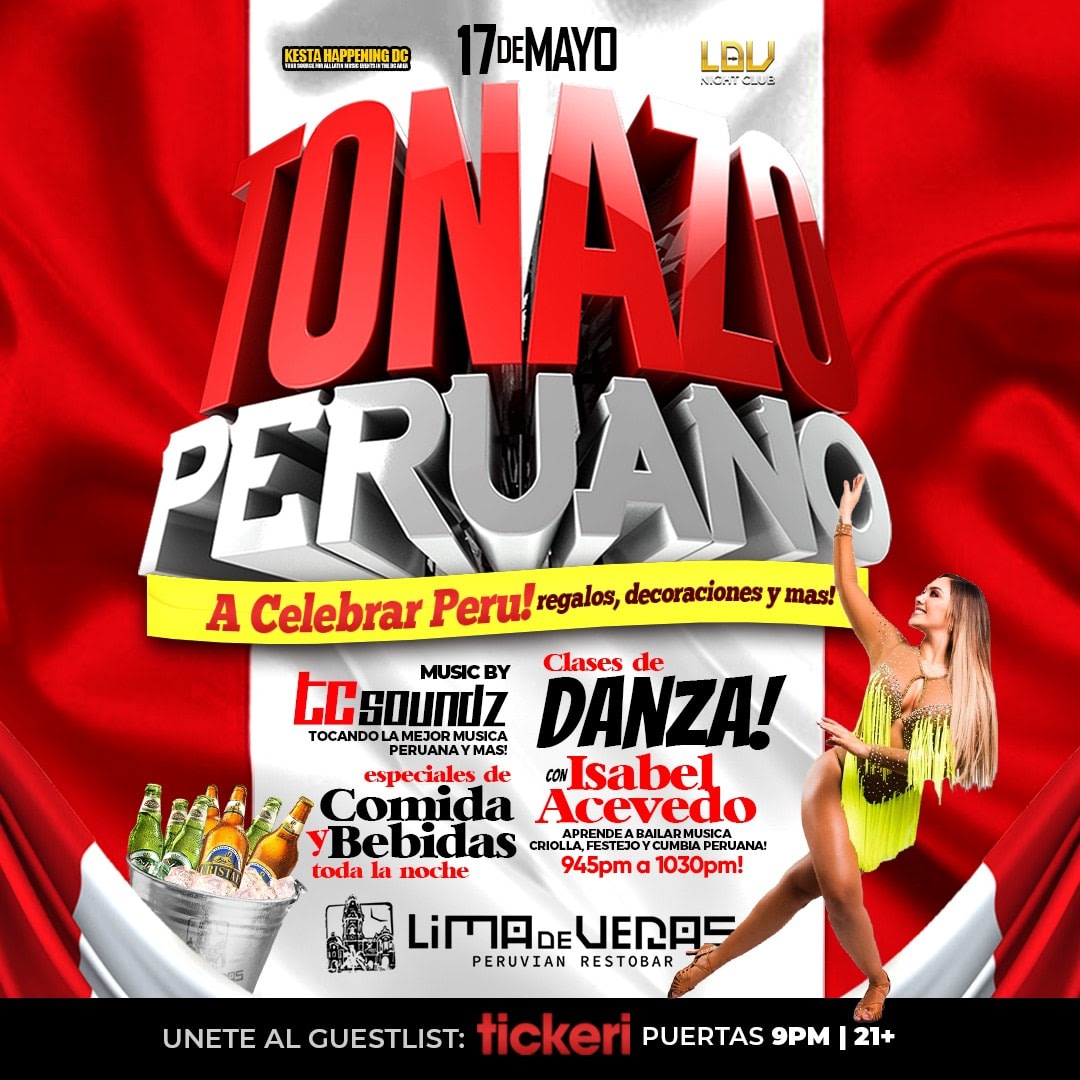 Event - Tonazo Peruano  - Sterling, VA - vie, 17 de mayo de 2024} | concert tickets