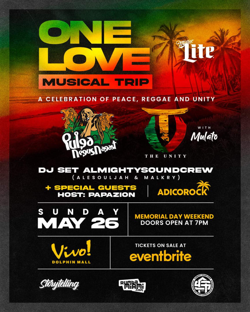 Event - ONE LOVE MUSICAL TRIP  - Miami, fl - Sun, May 26, 2024} | concert tickets