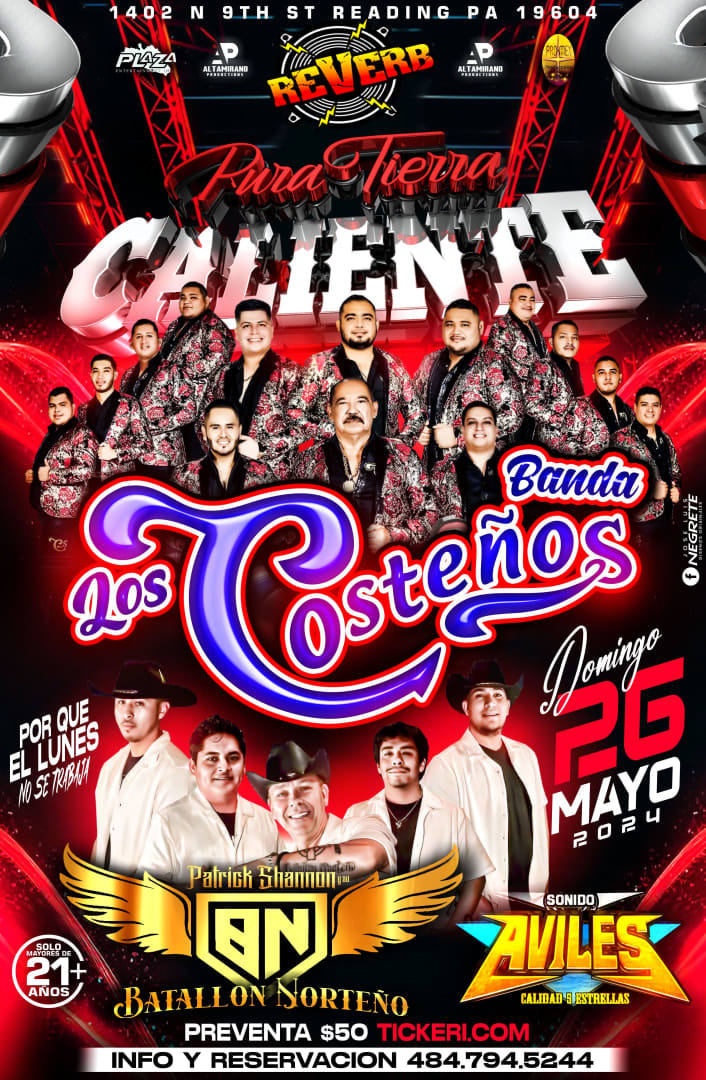 Event - Puro Tierra Caliente  - Reading, PA - Sun, May 26, 2024} | concert tickets