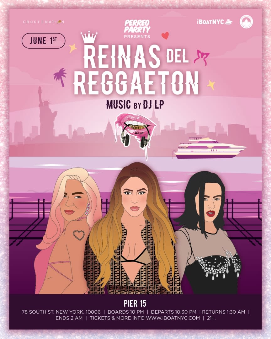 Event - REINAS del REGGAETON - Memorial Day Saturday Girls Night Boat Party Cruise - New York, NY - Sat, June 1, 2024} | concert tickets