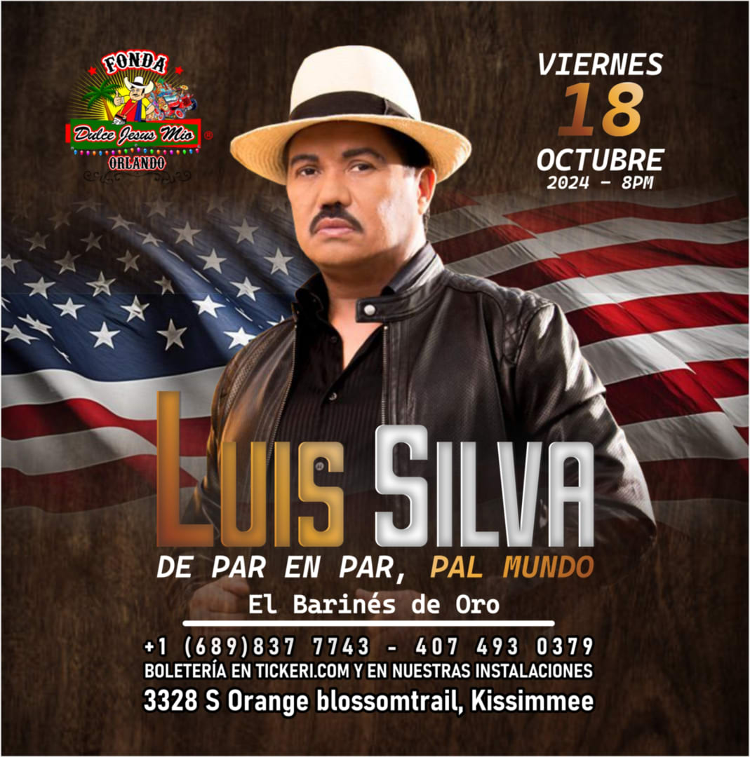 Event - LUIS SILVA " DE PAR EN PAR, POR EL MUNDO " - Kissimmee, FL - vie, 18 de octubre de 2024} | concert tickets