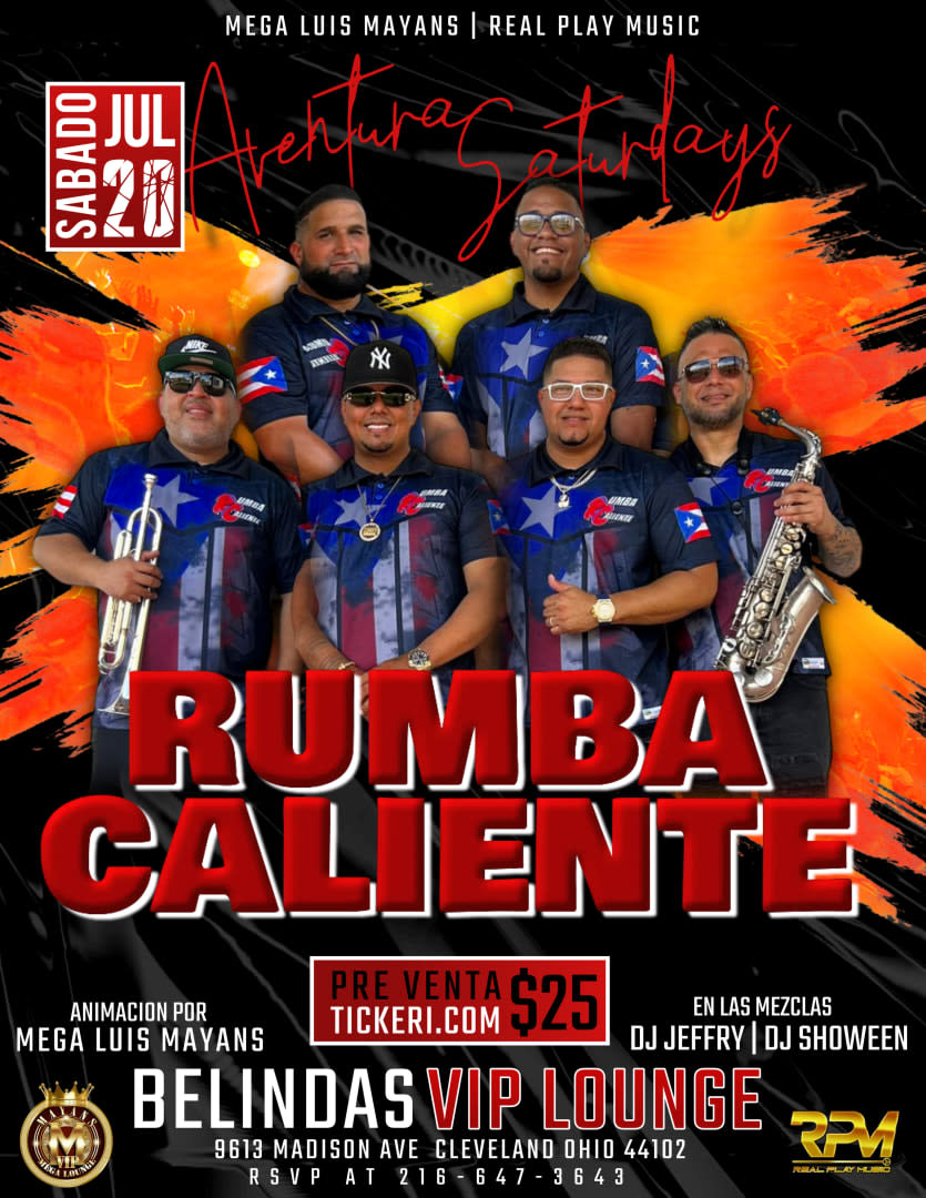 Event - RUMBA CALIENTE REGRESA A CLEVELAND - Cleveland, OH - Sat, July 20, 2024} | concert tickets