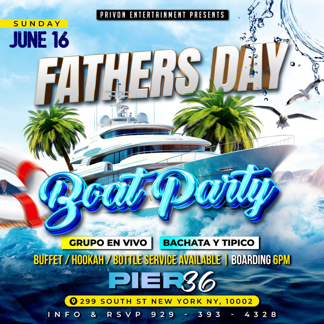 Event - FATHERS DAY BOAT PARTY - Ny, NY - dom, 16 de junio de 2024} | concert tickets