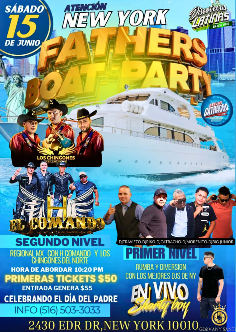 Event - Father’s Day Boat Party - New York, NY - sáb, 15 de junio de 2024} | concert tickets