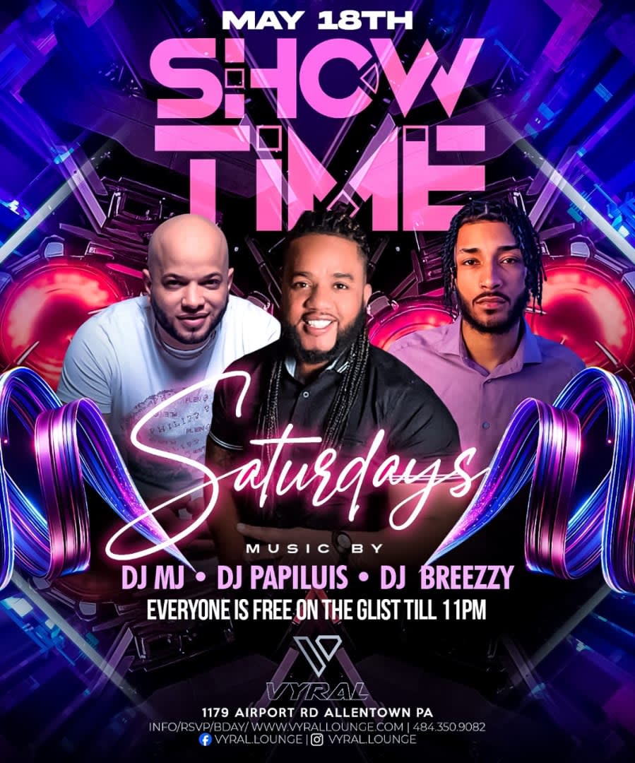 Event - SHOWTIME SATURDAY (GLIST TICKETS) - Allentown, PA - sáb, 18 de mayo de 2024} | concert tickets