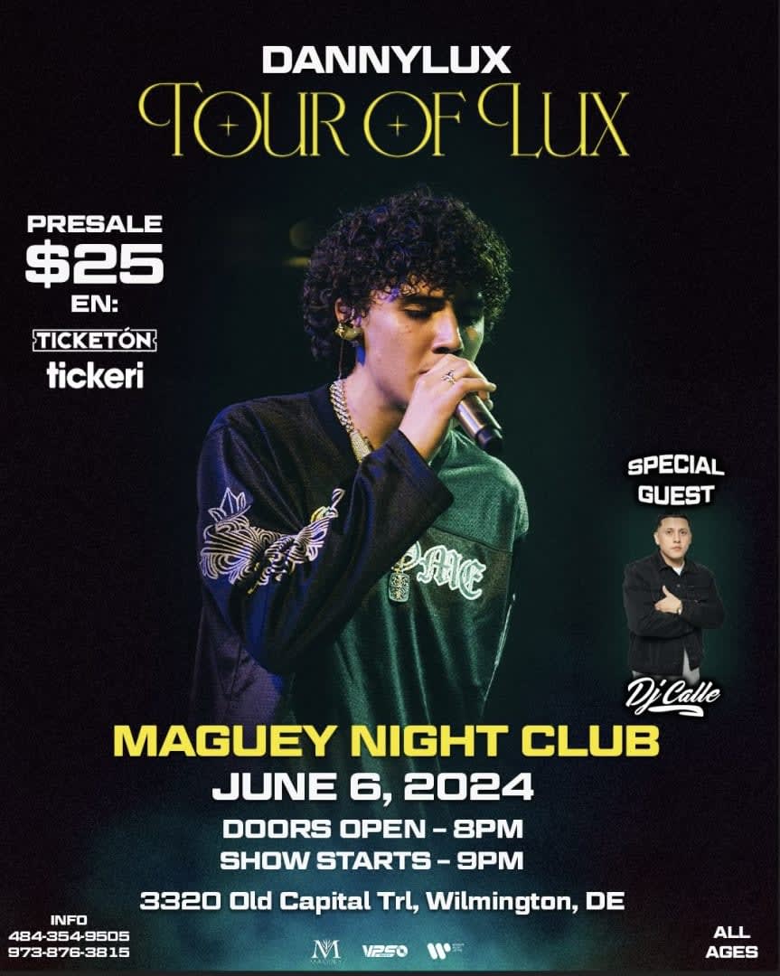 Event - DANNY LUX - Wilmington, DE - Thu, June 6, 2024} | concert tickets