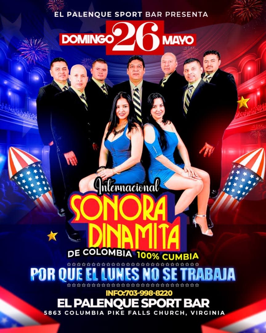 Event - SONORA DINAMITA EN CONCIERTO!!! - Alexandria, VA - vie, 24 de mayo de 2024} | concert tickets