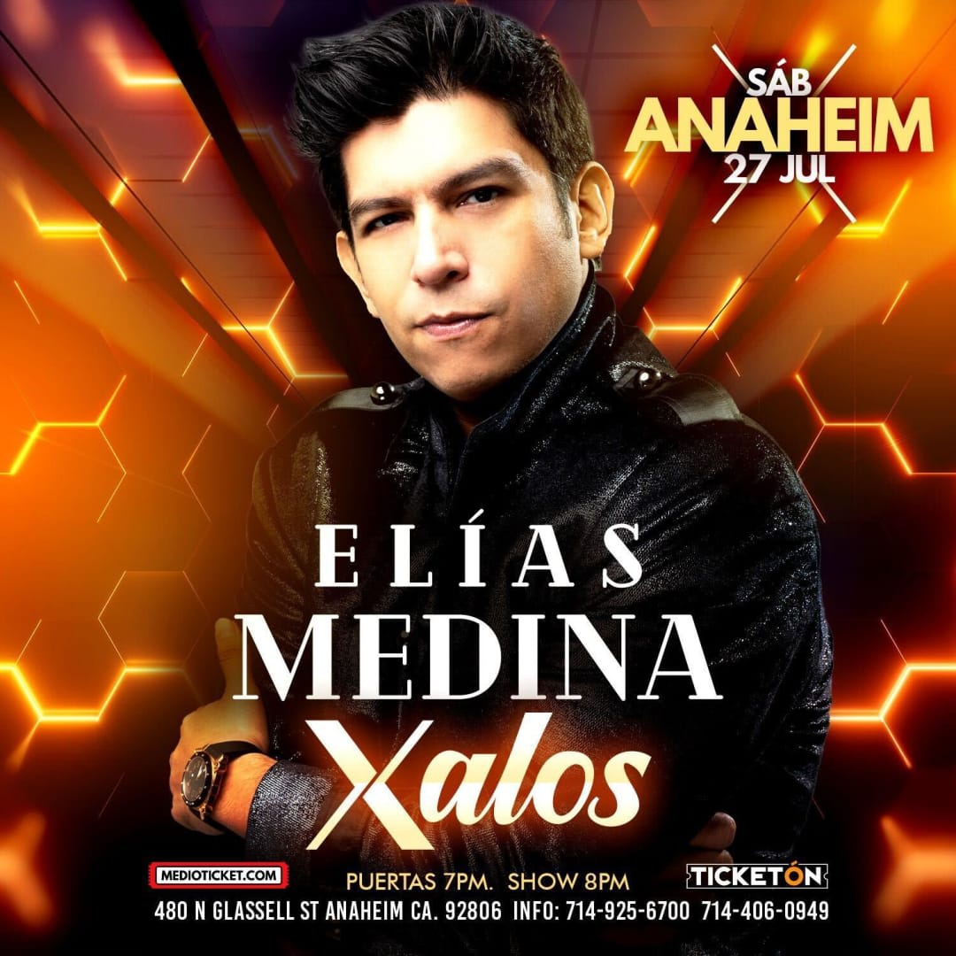 Event - ELIAS MEDINA EN CONCIERTO ! - Anaheim, CA - sáb, 27 de julio de 2024} | concert tickets