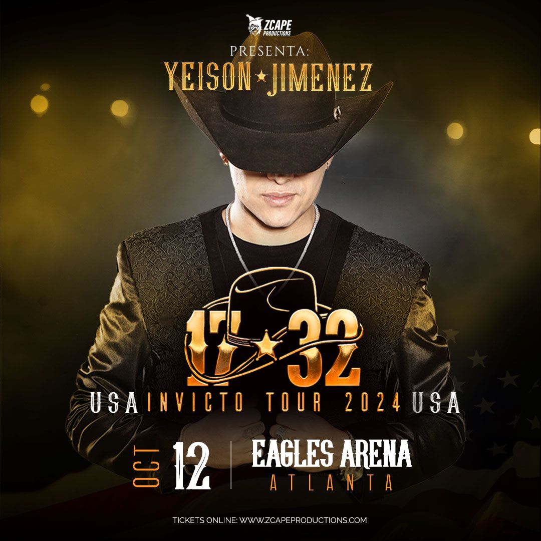 Event - YEISON JIMENEZ EN DORAVILLE, GEORGIA ! - Doraville, GA - Sat, October 12, 2024} | concert tickets