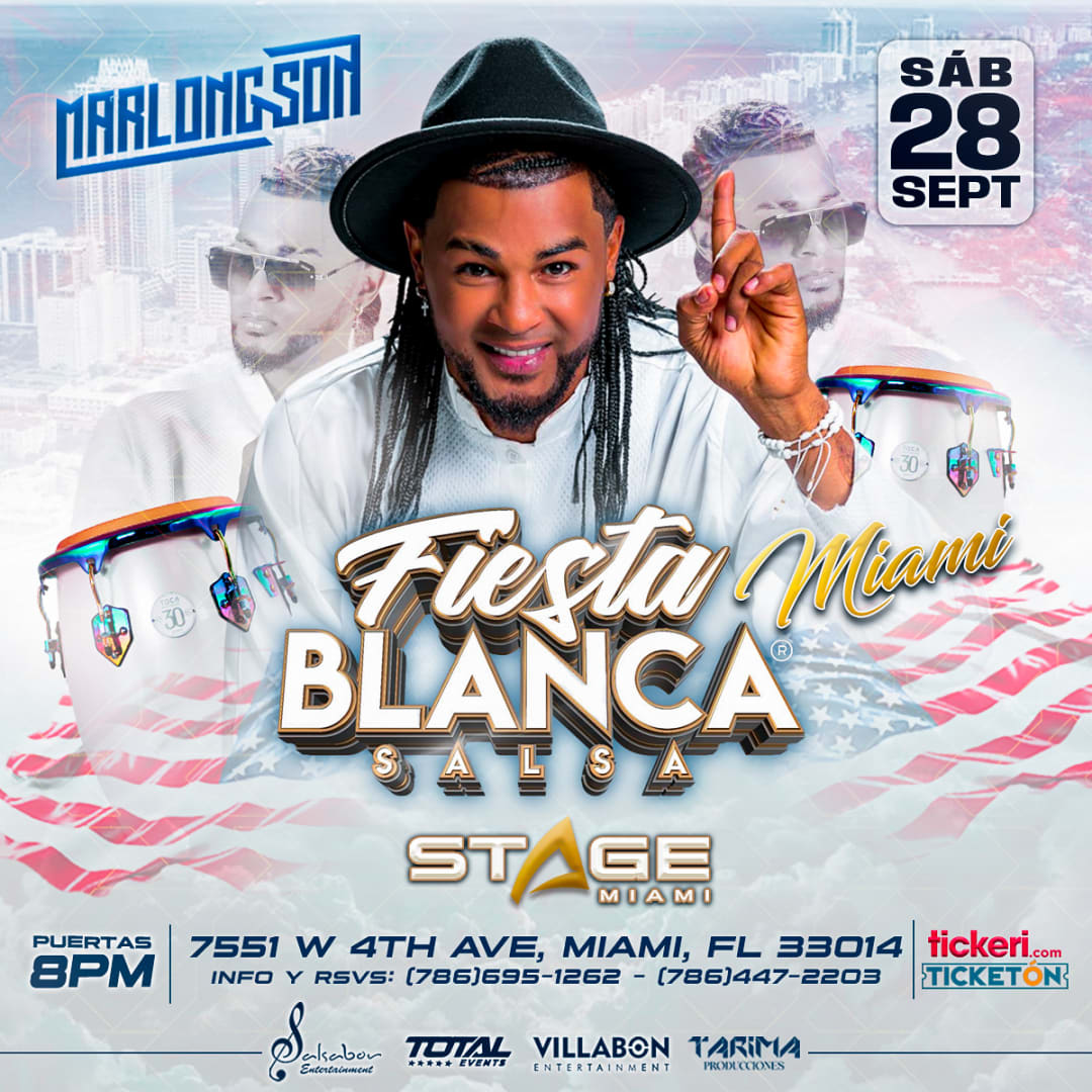 Event - MARLONG SON Y LA FIESTA BLANCA EN MIAMI ! - Hialeah, FLORIDA - Sat, September 28, 2024} | concert tickets