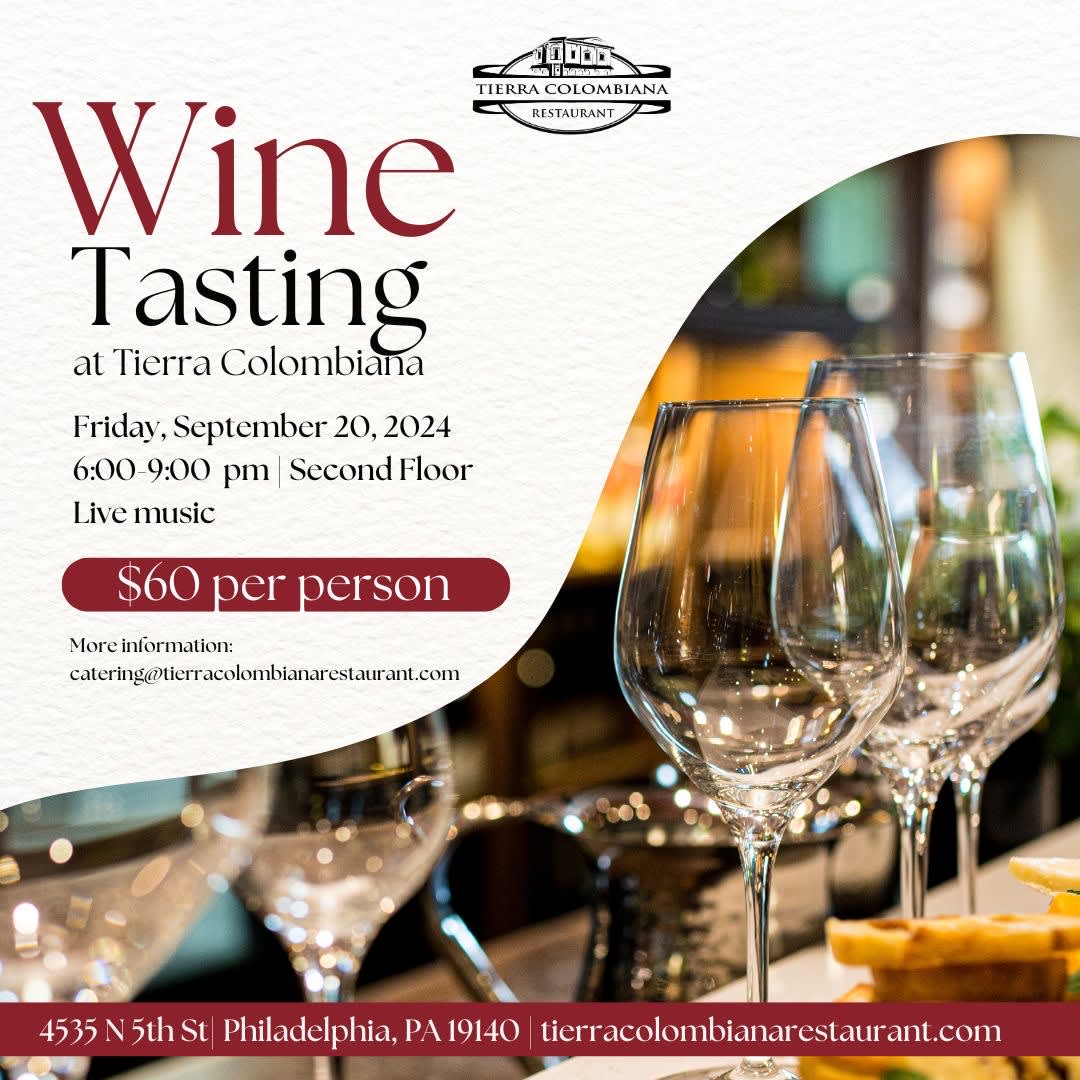 Event - Wine Tasting - Philadelphia, PA - vie, 20 de septiembre de 2024} | concert tickets