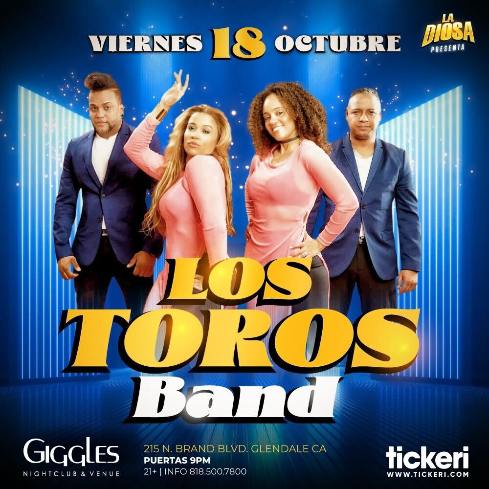 Event - LOS TOROS BAND EN LOS ANGELES - Glendale, CA - vie, 18 de octubre de 2024} | concert tickets