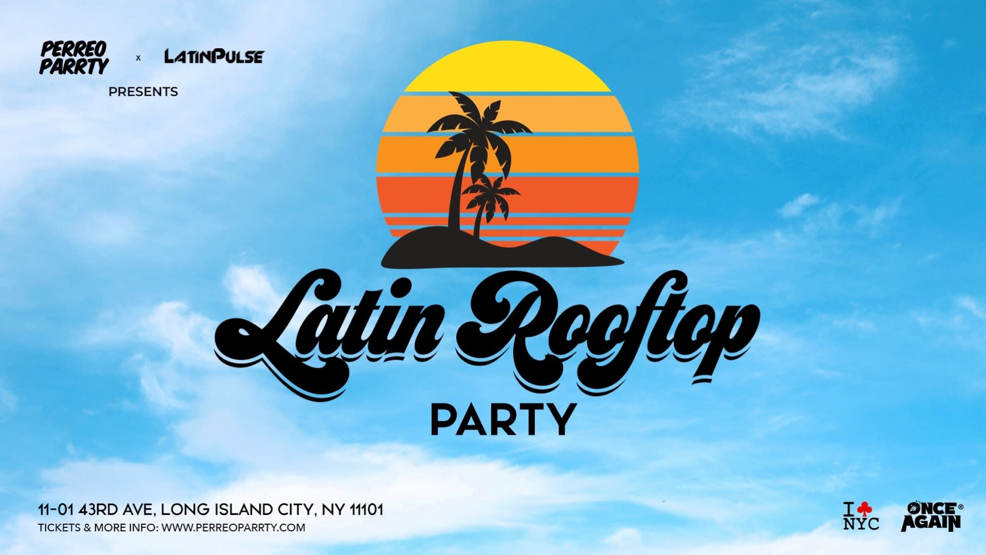 Event - The Latin Rooftop Party with NYC Manhattan Skyline Views - New York, NY - jue, 31 de octubre de 2024} | concert tickets