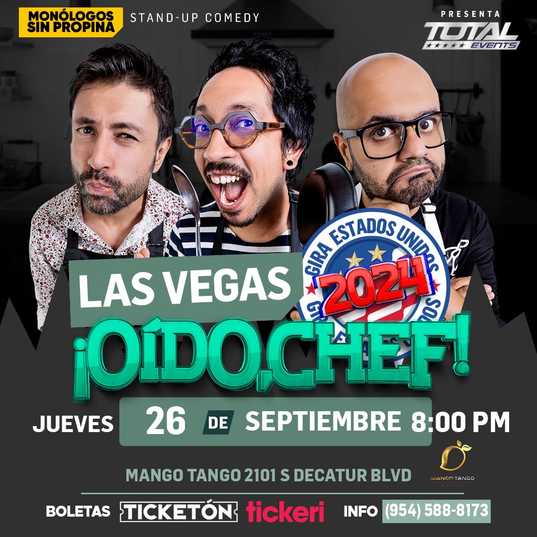 Event - !OIDO, CHEF! - Las Vegas, NV - jue, 26 de septiembre de 2024} | concert tickets