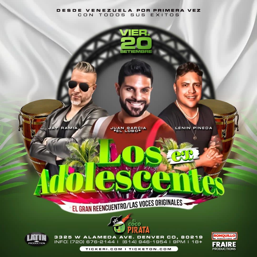 Event - Los ex Adolescentes en Concierto - Denver, CO - vie, 20 de septiembre de 2024} | concert tickets