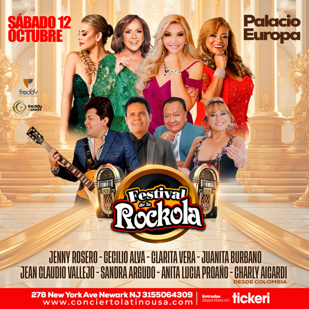 Event - FESTIVAL DE LA ROCKOLA EN NEW JERSEY - Newark, NJ - Sat, October 12, 2024} | concert tickets