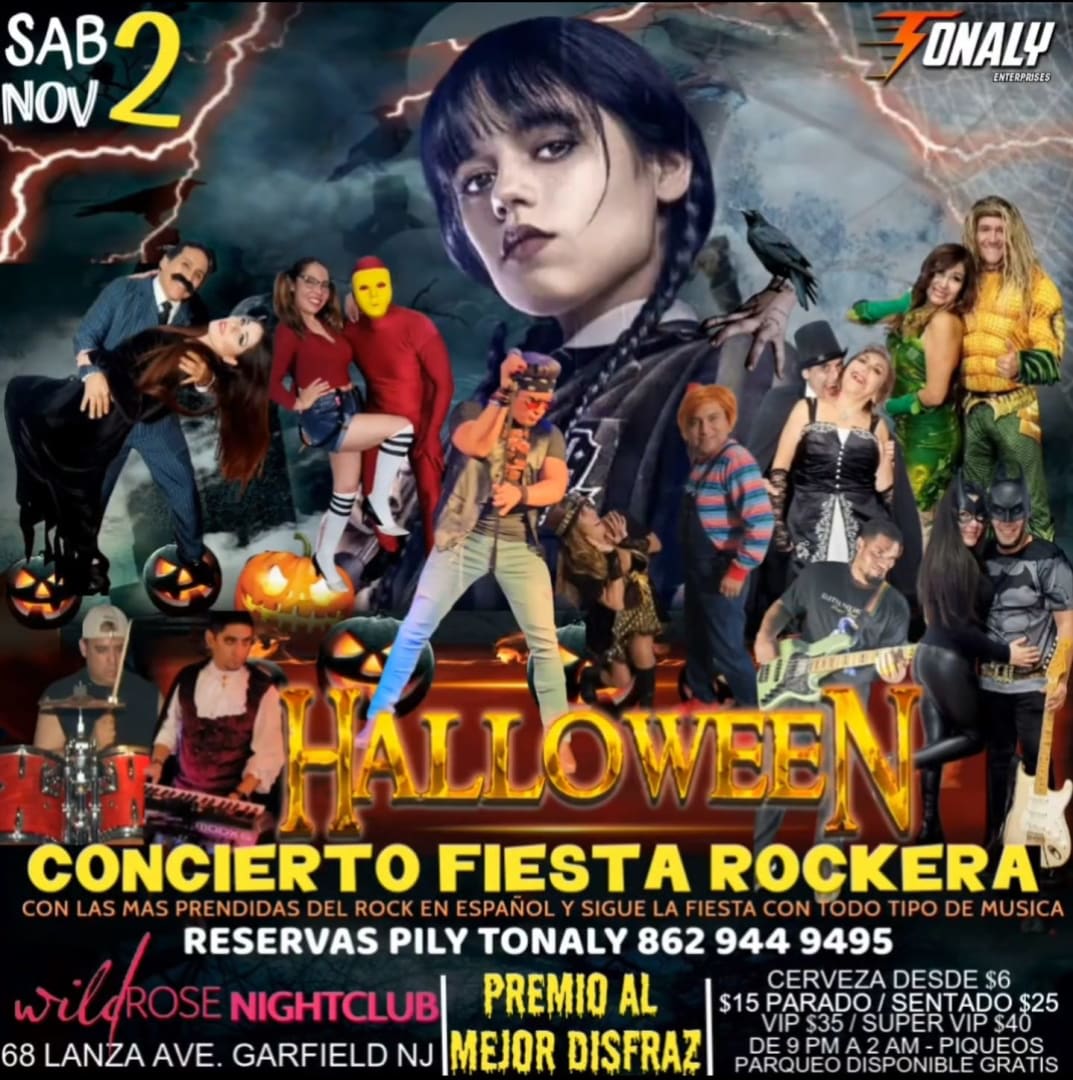 Event - Halloween Concierto Fiesta Rockera - Garfield, NJ - sáb, 2 de noviembre de 2024} | concert tickets