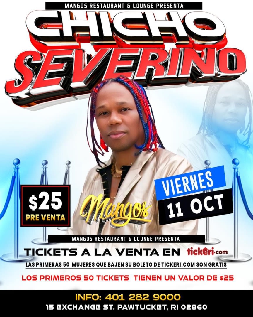 Event - Chicho Severino “El Millonario” En Vivo - Pawtucket, RHODE ISLAND - vie, 11 de octubre de 2024} | concert tickets