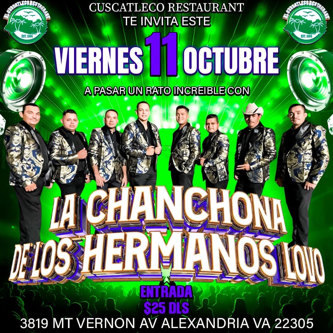 Event - Hermanos Lovo - Octubre 11, VIERNES - Alexandria, VA - vie, 11 de octubre de 2024} | concert tickets