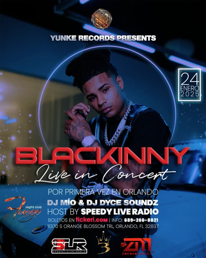 BLACKINNY LIVE IN CONCERT!!! Tickets Boletos at Fuego Night Club