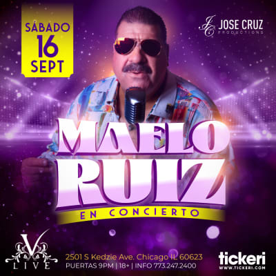 Event - MAELO RUIZ EN CHICAGO - Chicago, Illinois - 16 de septiembre de 2023 | concert tickets